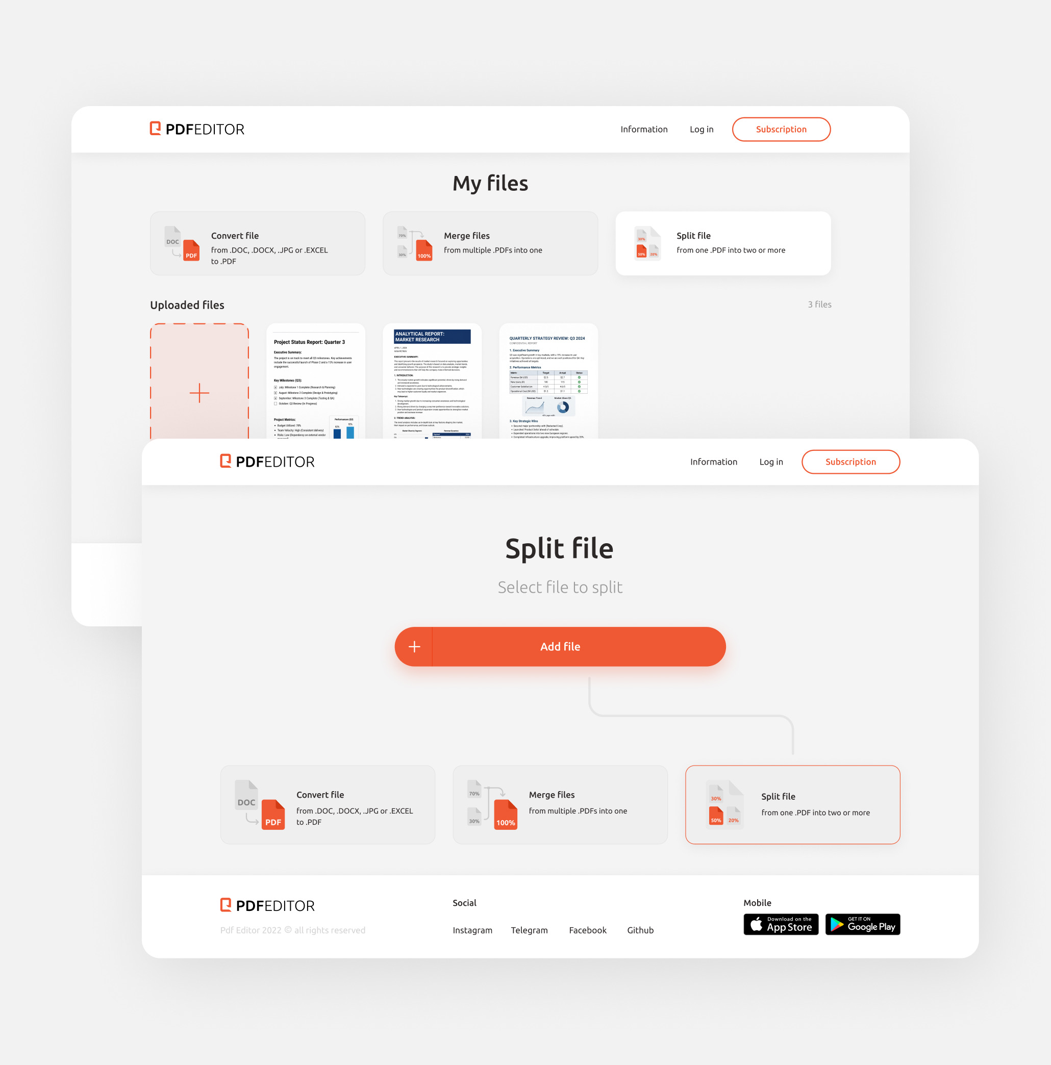 Web workspace