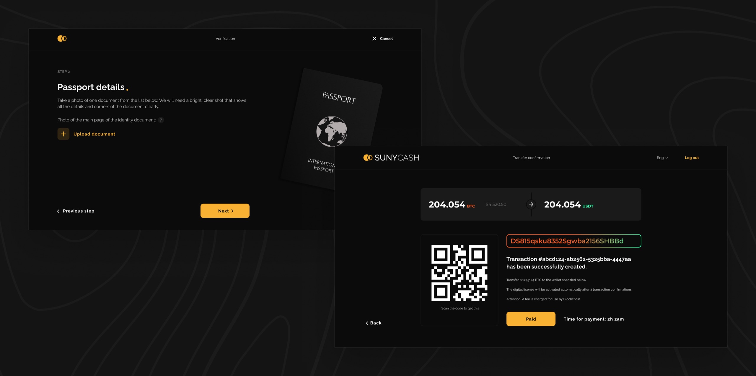 Verification and transfers